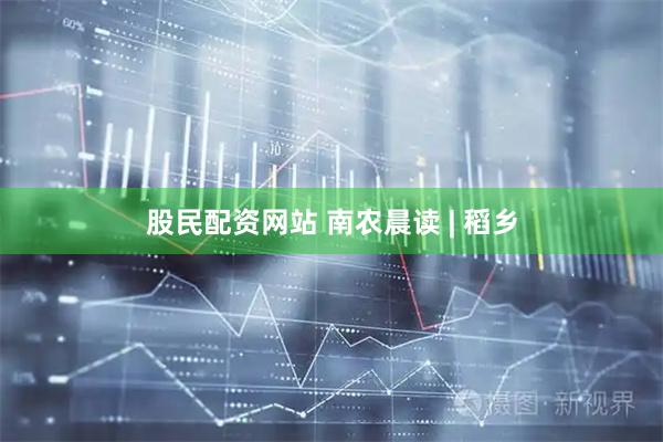 股民配资网站 南农晨读 | 稻乡
